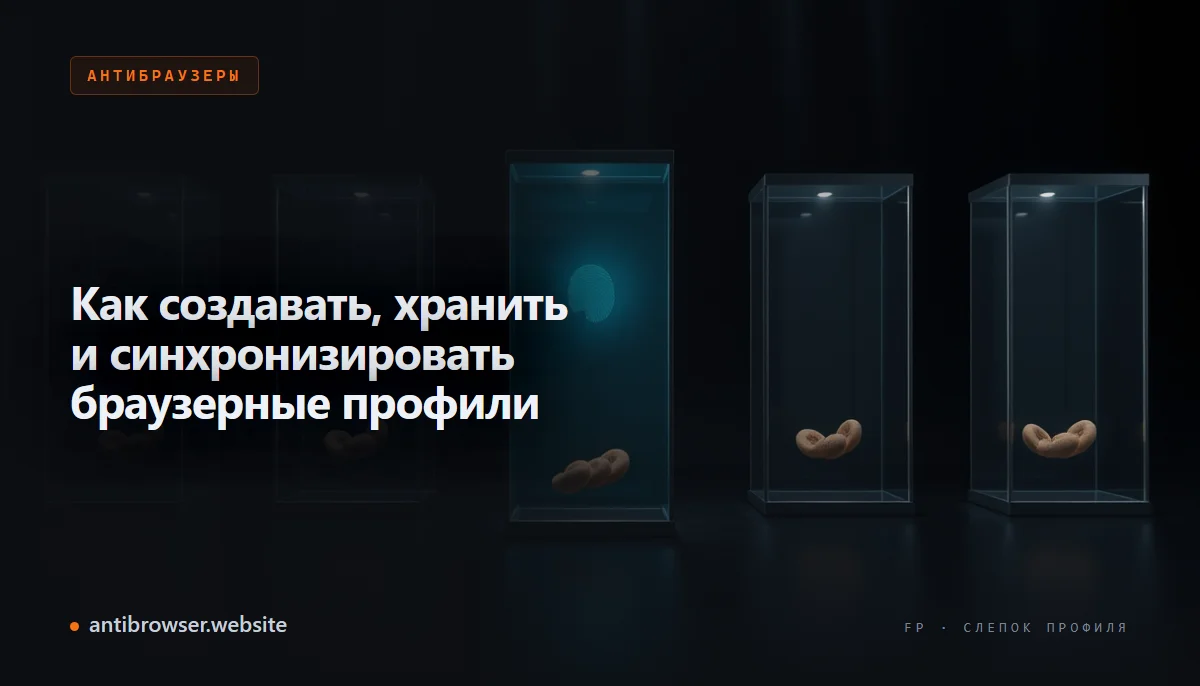 Создание и управление браузерными профилями: интерфейс антидетект-браузера с несколькими контейнерами данных