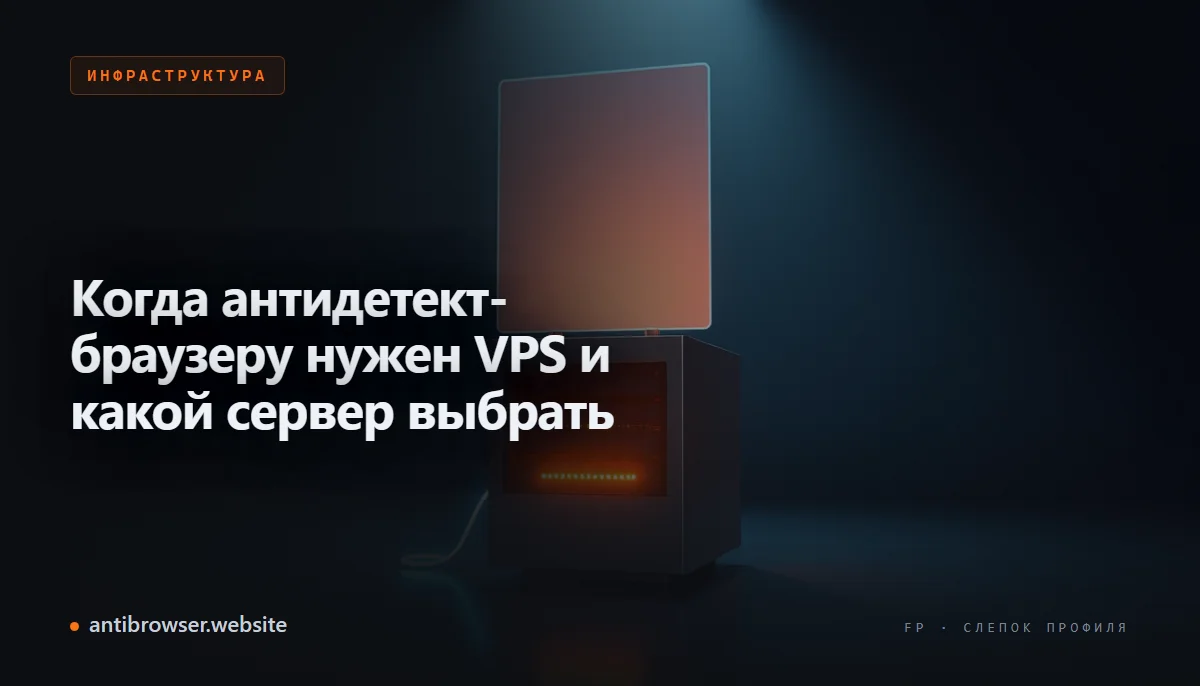 Удалённый сервер с открытыми профилями антидетект-браузера и схемой подключения через удалённый рабочий стол